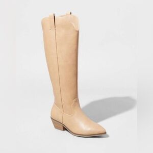 Universal Thread Women's Sommer Western Boots Size 6.5 Light Brown BNWT .